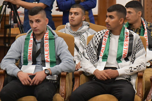 Potret calon mahasiswa dari Palestina yang akan diberikan beasiswa di Unhan RI